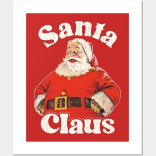 Vintage Jolly Santa Claus Posters and Art